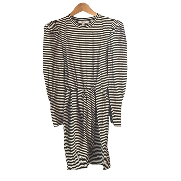 NWOT 10 Crosby Derek Lam Stripe Black White Dress SP - Picture 3 of 7